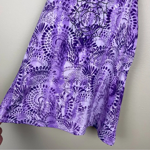 Athleta Privita Yoga Racerback Tank Purple Size XS - Picture 3 of 8